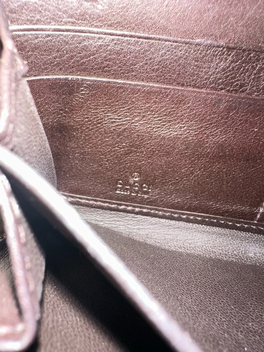 Gucci Guccissima Signature Leather Zip Around Long Wallet In Black - Picture 11 of 11